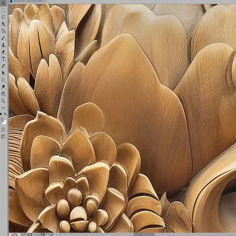 

Modern Custom 3D Embossed Flower Art Mural TV Background Wall Decorative Painting Wallpaper For Living Room Bedroom Backdrop