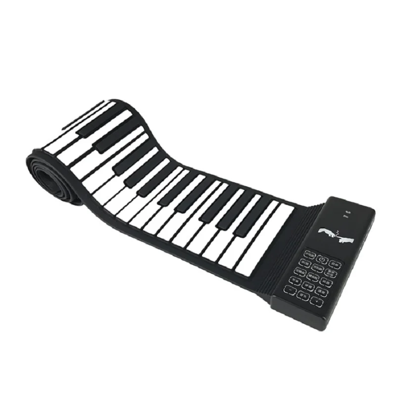 

88-key hand-rolled piano, without speaker, headset, audio, silicone, folding, electronic organ practice