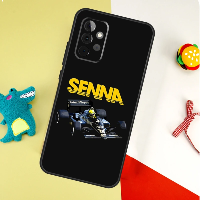 Ayrton Senna F1 Case For Samsung Galaxy A54 A34 A24 A14 A12 A22 A32 A42 A52 A72 A52S A51 A71 A13 A53 Cover