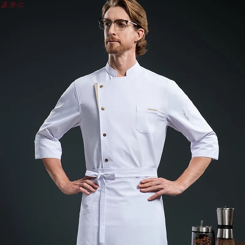 Cake Shop Restaurant occidental Steakhouse cuisine travail uniforme à manches longues restauration Hot Pot Restaurant hôtel automne Chef uniforme f