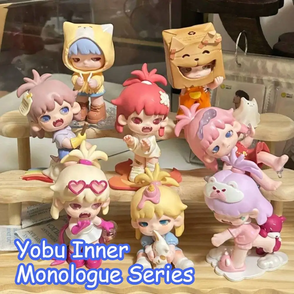 

Yobu Inner Monologue Series Blind Box Toy Kwaii Mystery Box Tabletop Ornament Action Figure Model Collectible Surprise Gift