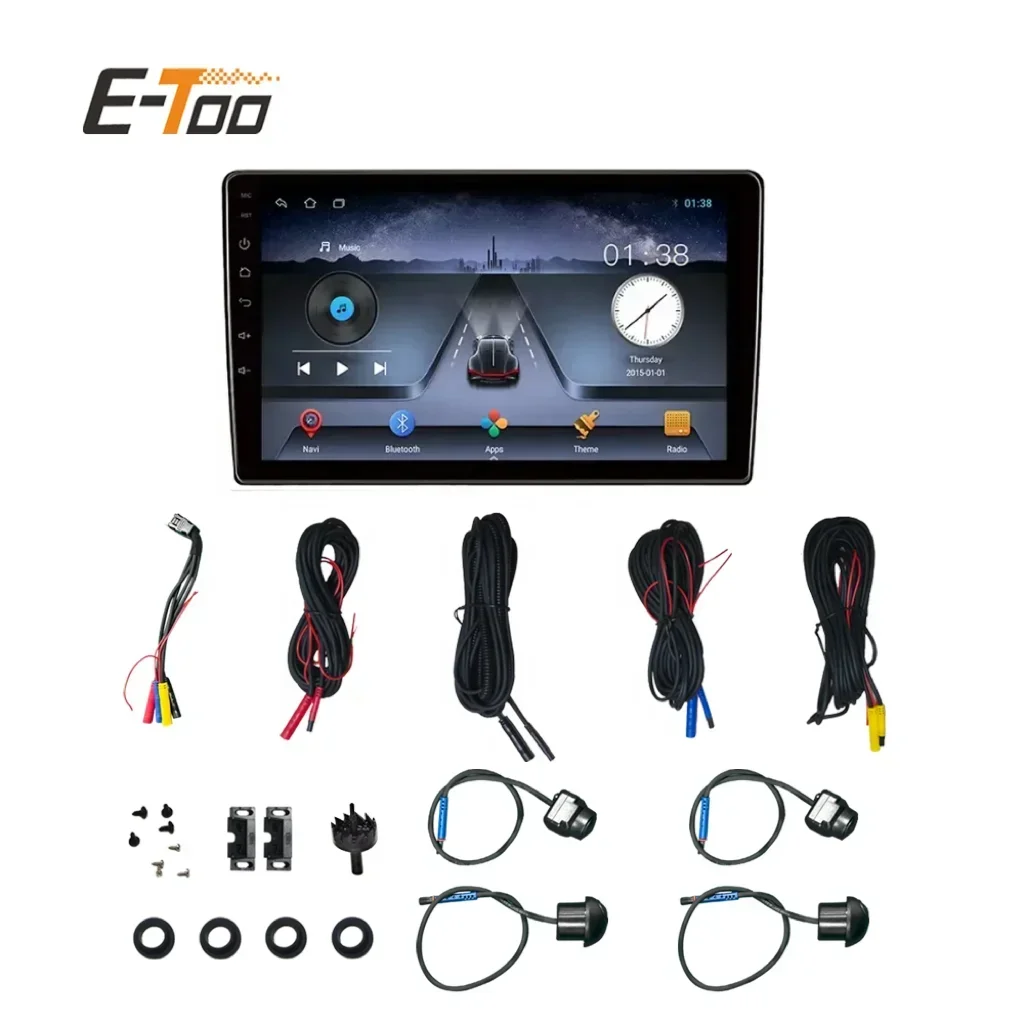 2026/Android 360 AHD Panoramic Camera Bird View Parking Security System Night Vision Wide Angle 180 Degree 360 View Car Camera