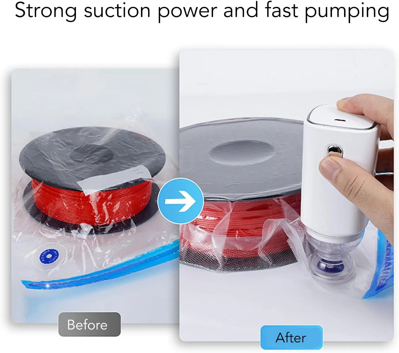 3D Printer Auto Vacuum Bag Pump And Manual Vacuum Pump Electric Vacuum Sealed Compression Pump Handheld Electric Air Pump