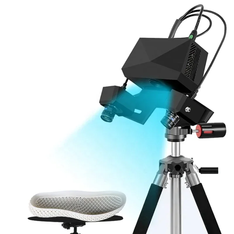 New Style High Precision Shoe Sole Texture Industrial Scanner Fixed Tripod Blue light 3D Scanner for Shoe Sole