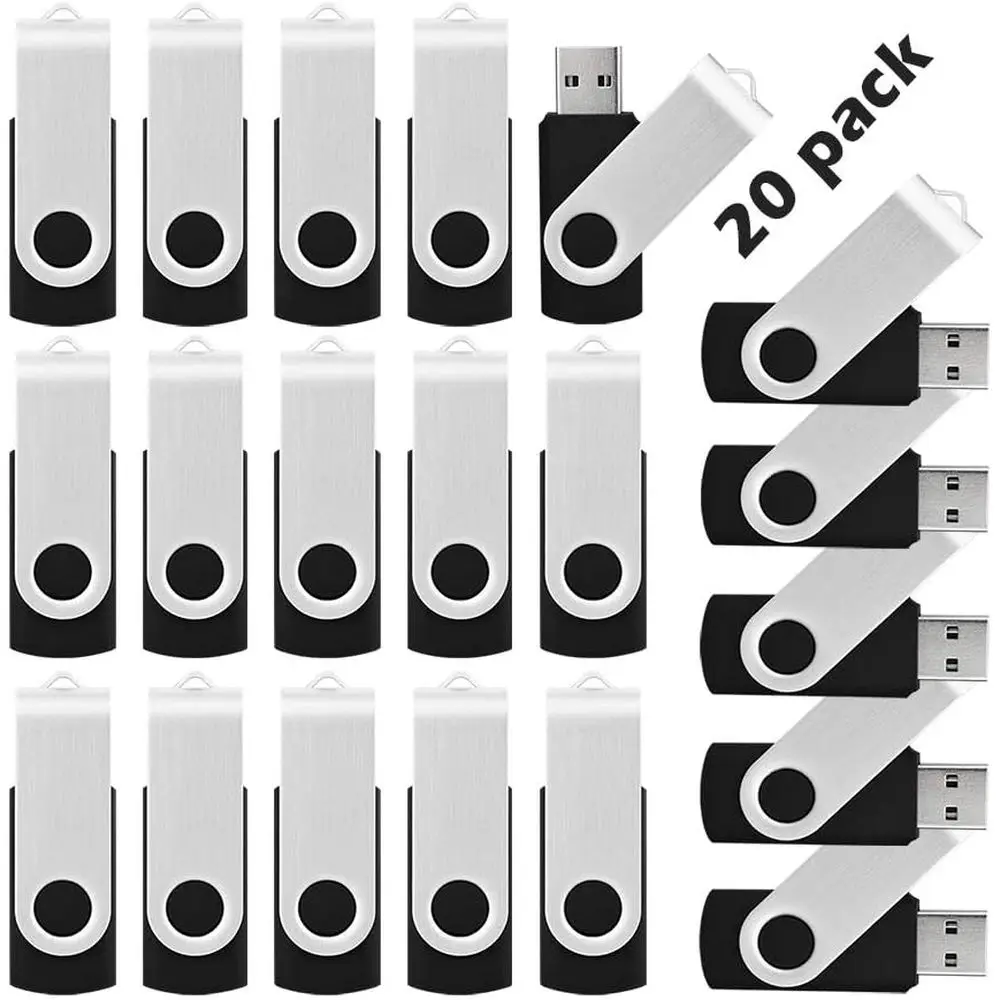 

20-Pack 4GB Black USB Flash Drives