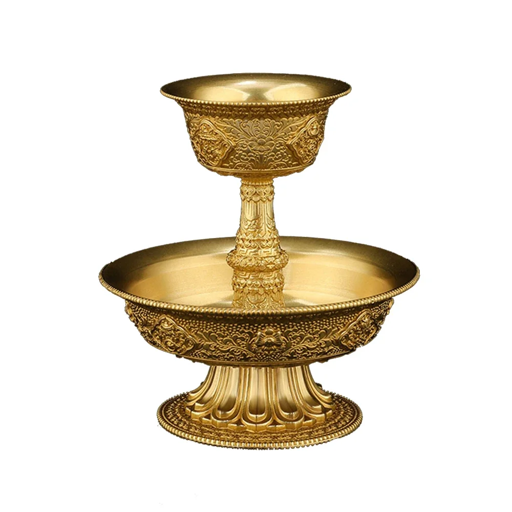 Nepal Copper Holy Water Cup, Buddha's front offering water cup, Tibetan Dharma Protection Cup, Home Sacrificial Vessel Ornaments