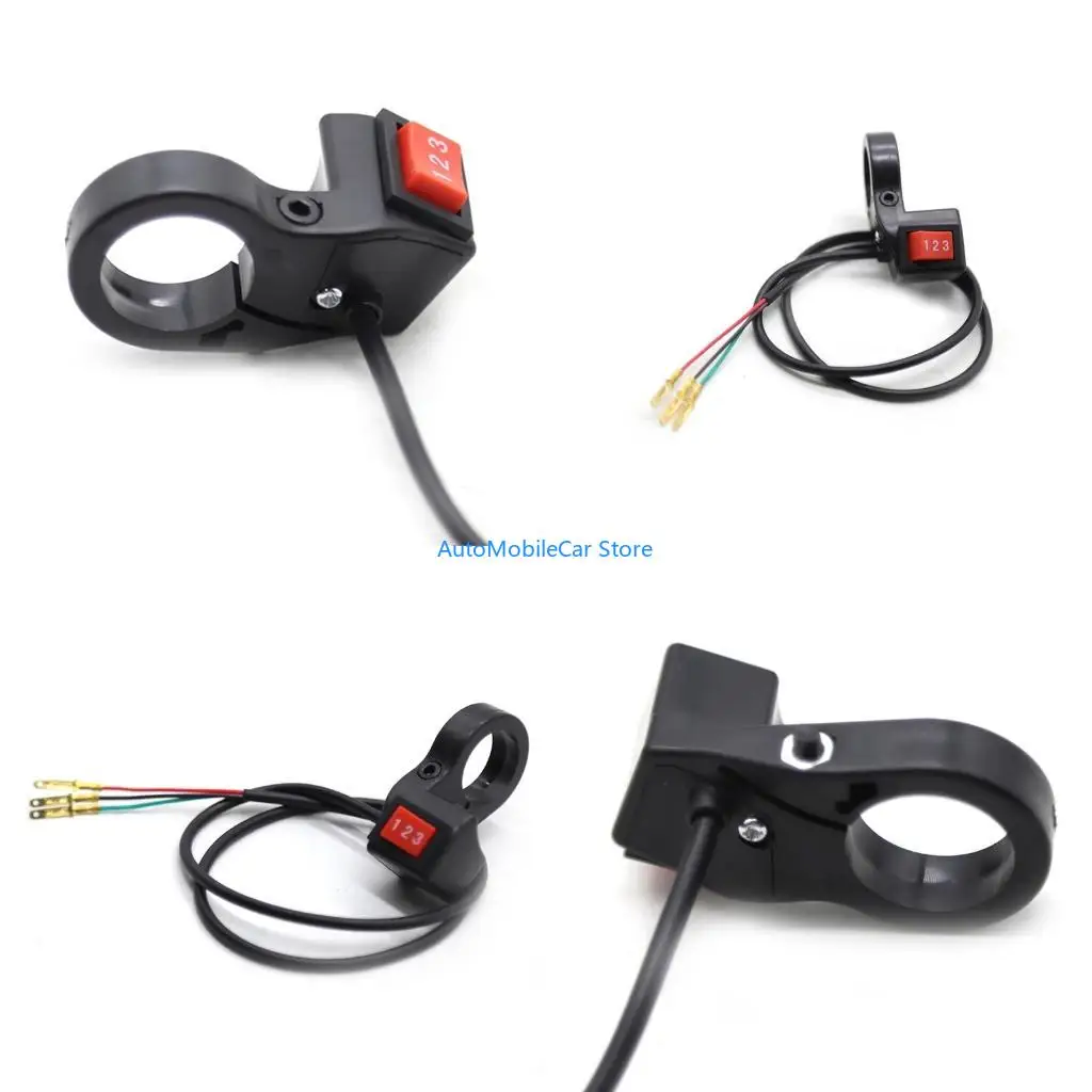 G8TE Wearproof Handlebar Mount Control Switch Scooter Electric 3 Speed Module Switch