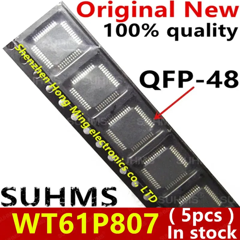 

(5piece) 100% New WT61P807 QFP-48