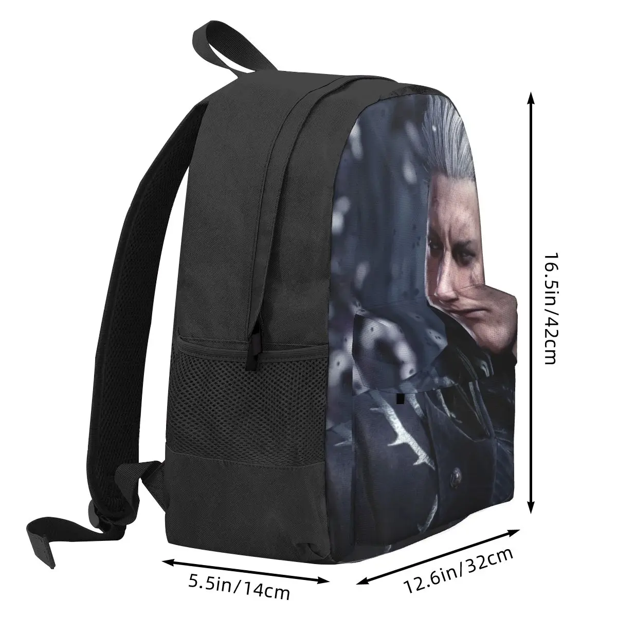 Vergil From The Devil May Cry Series Backpack Hot Sale Daypack Large Capacity Boys Girls BookBag School Bagfor Men Women