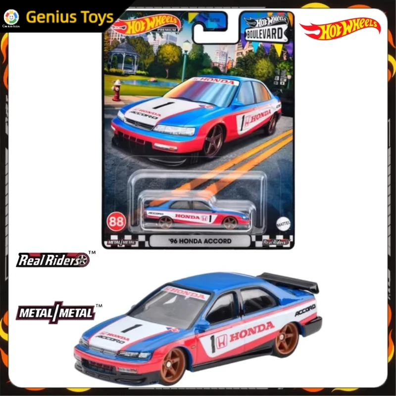 

Литая под давлением модель автомобиля Hot Wheels Honda Accord Boulevard Premium, масштаб 1:64, мини-коллекционный металлический имитационный автомобиль для коллекционеров