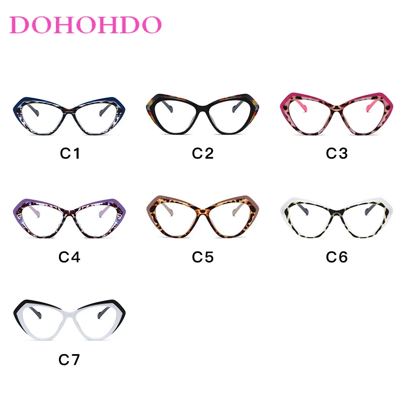 

New Fashion Brand Designers Cat Eye Blue Light Blocking Glasses Women Men Optical Spectacle Reading Eye Protection Eyeglasses
