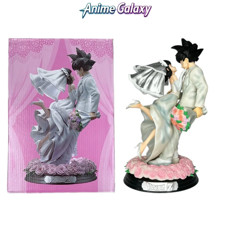 

Dragon Ball Gk Goku & Chichi Wedding Scene Statue, Lifetime Marriage Diorama, Static Anime Figure Model, Desktop Decoration Coll