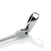 1-Piece Ratchet Wrench of Keys Spanner Hand Tool 72-Tooth Ratcheting Flexible Head Mirror Finish 4