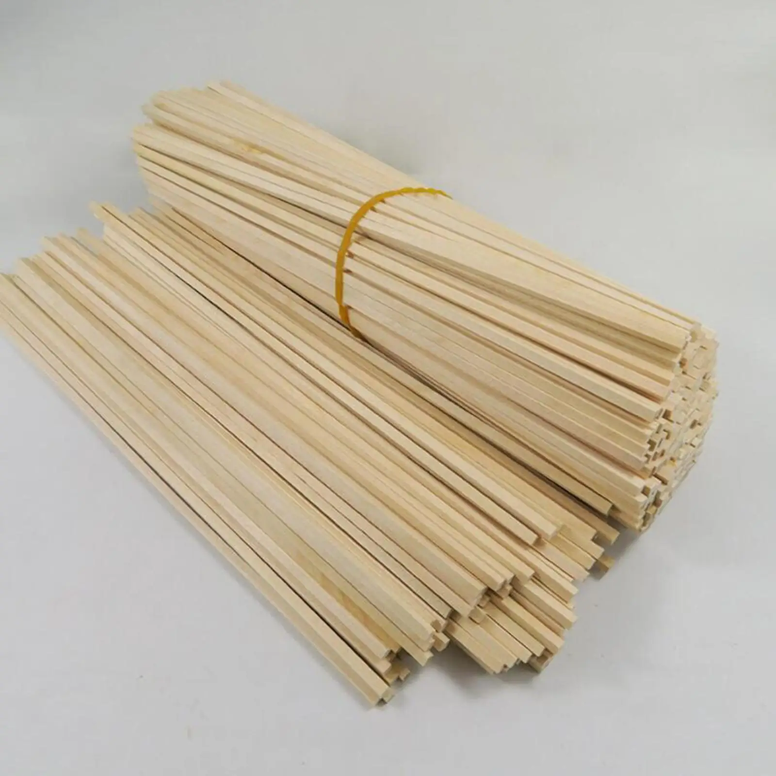 Unfinished Hardwood Square Sticks 3mm for DIY Crafts Model Building Wooden Dowel Rods Versatile