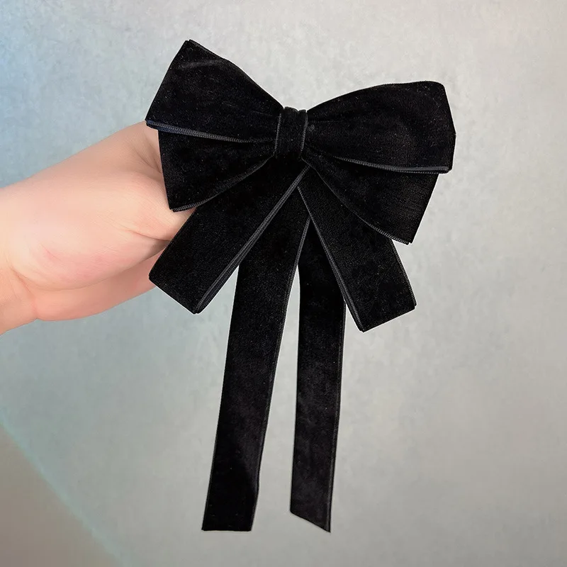 Mode Samt Fliege für Frauen Freizeit hemd dekorative Bowties