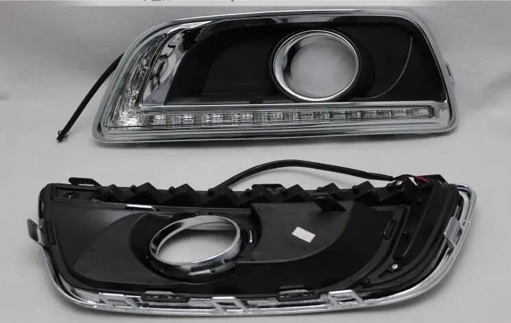 car bumper headlight for Chevrolet Malibu daytime light,2012~2015 LED DRL for headlamp Malibu fog light