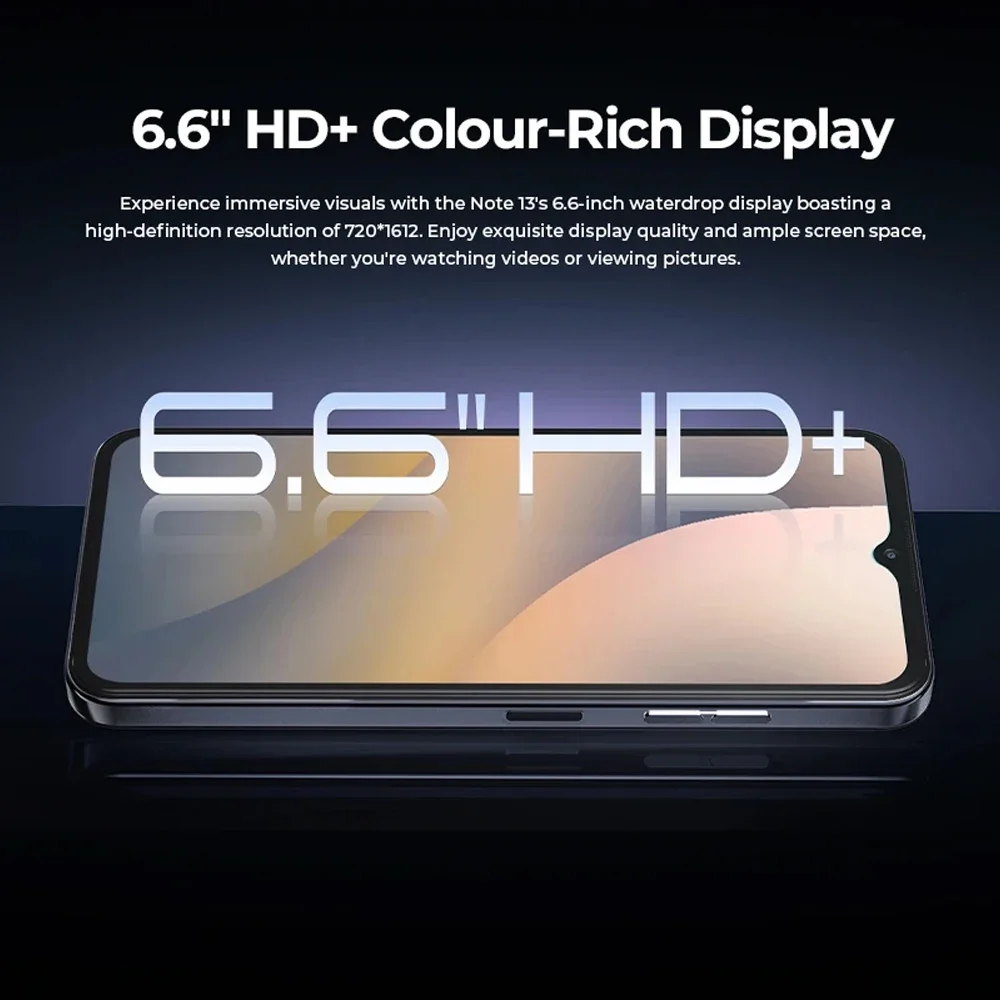 NEW HOTWAV Note 13 4G Smartphone Android 13 6.6 “ HD+ 90Hz T606 Octa-Core 4GB+128GB Mobile Phone 50MP AI Camera 5160mAh Battery