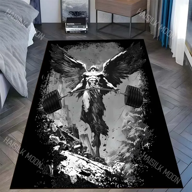 Dragon blue gem butterflies Carpet for Living Room Bedroom Sofa Home Decor Rus Non-slip Floor Mat Luxury Gift Multiple sizes