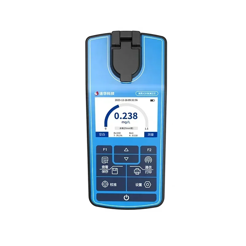 2026 Premium f  Handle held chlorine photometer tester working with DPD method quick testing residual chlorine of water,po