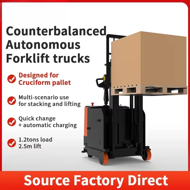 Forklift Robot, Heavy‑Duty Load Bearing Capacity, Real‑time Environment Mapping, For Commercial Plant Automated Cargo Handling