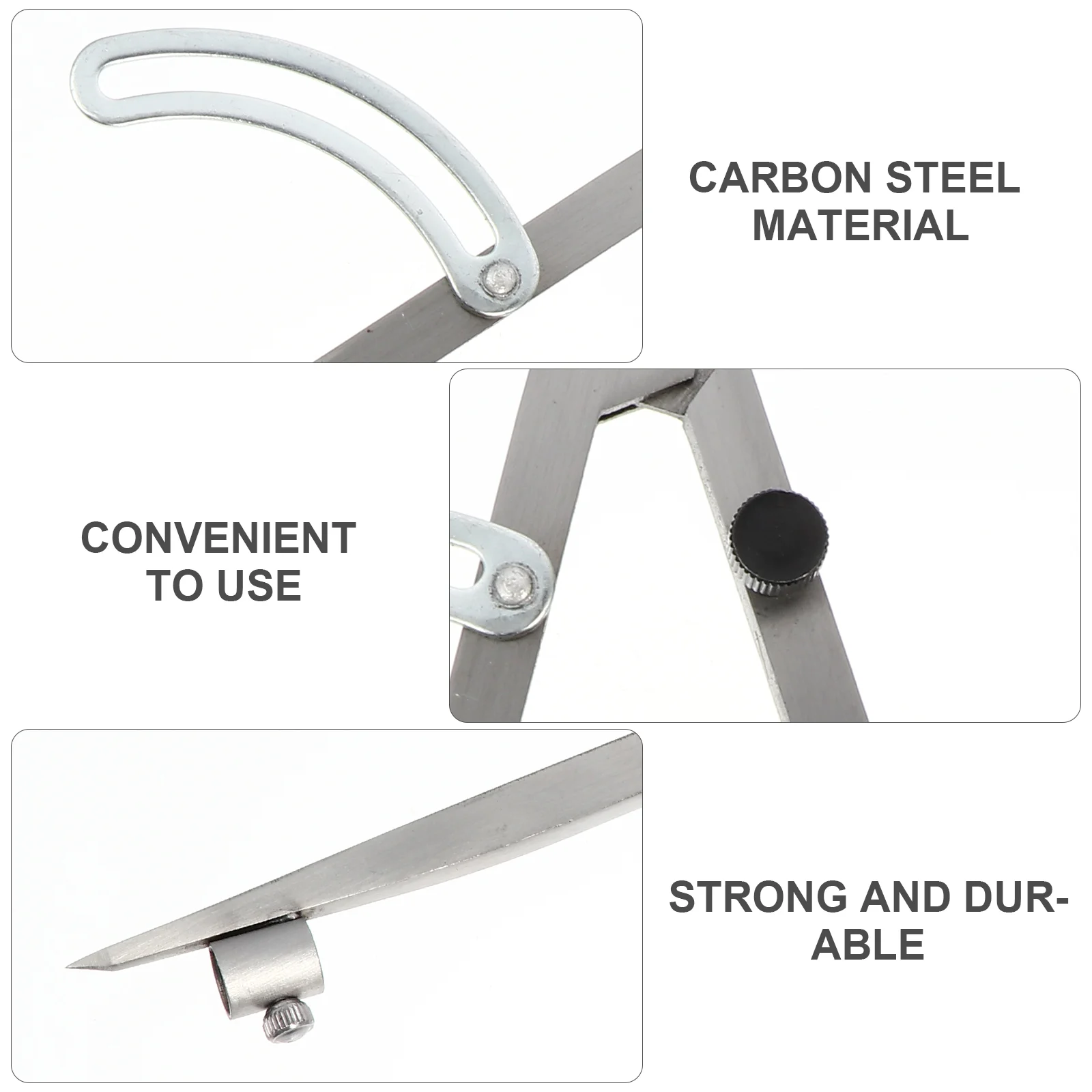 Marking Calipers Compass Compasses Rotary Tool Scribing Gauge Geometry Carbon Steel Portable