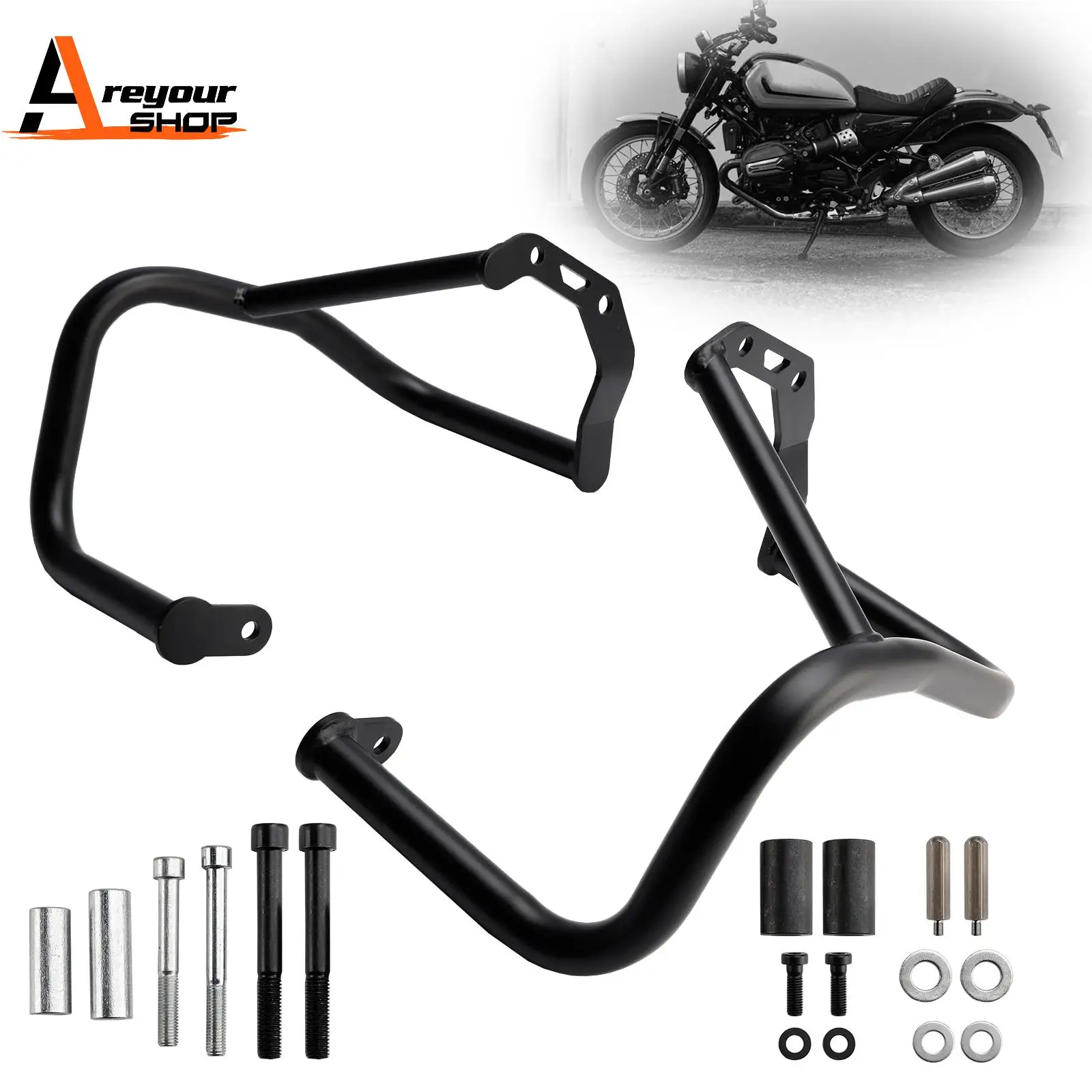 

Engine Guard Crash Bar Frame Protector Bumper for Bmw R12 Ninet 2024-2025