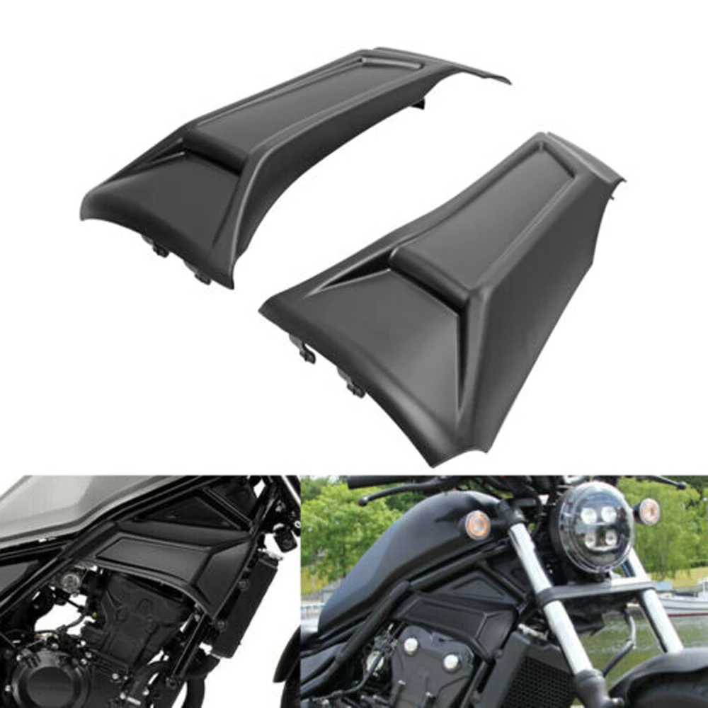 

Black Motorcycle Engine Side Frame Fairing Case Cover For Honda Rebel CMX 250 CMX300 CMX500 2017-2022