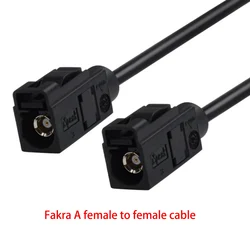 Fakra A/B/C/D/E/F/G/H/I/K/Z Female to Female Jack Pigtail Cable Adapter RG174 15cm /30cm/50cm/100cm Wholesale NEW