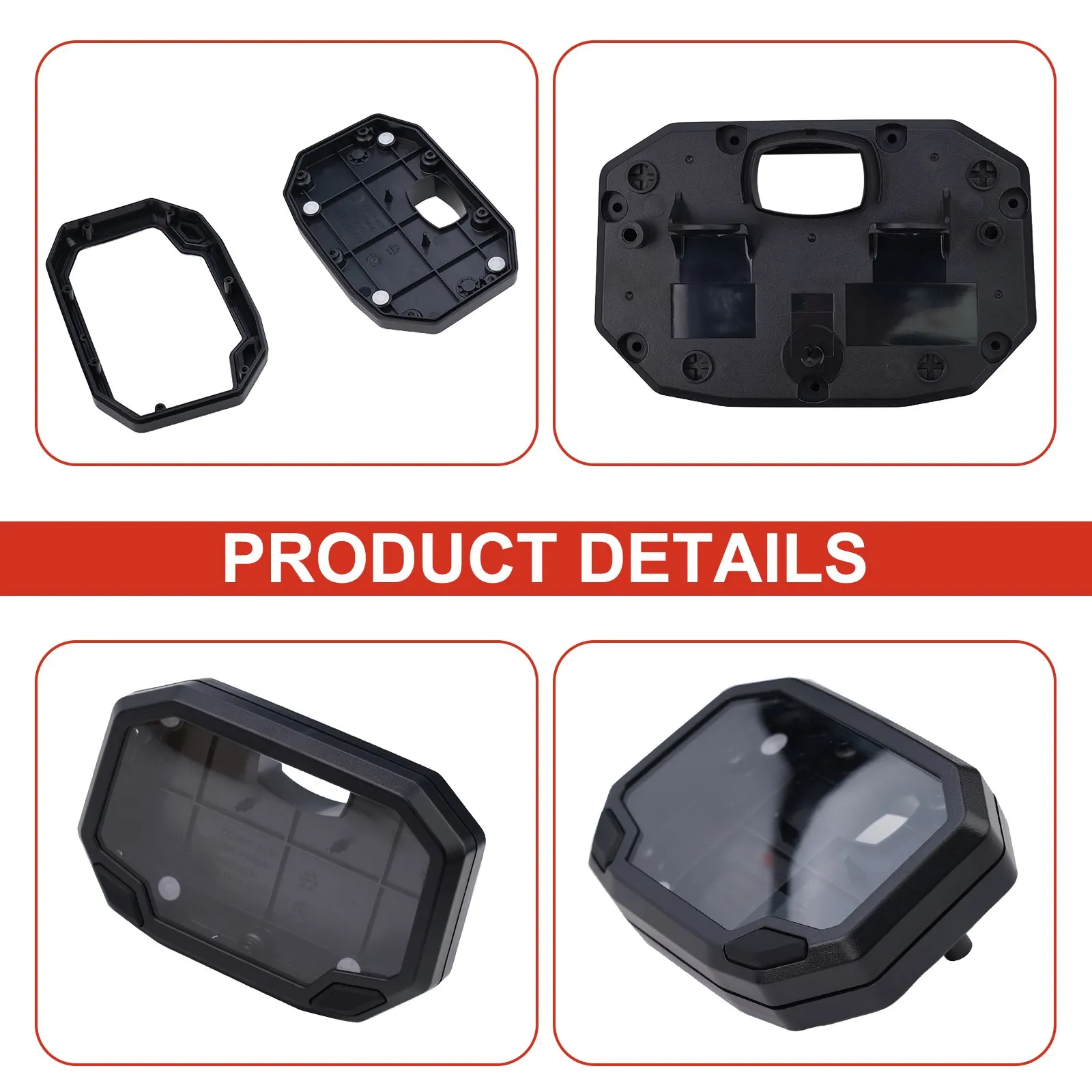 Black Plastic Speedometer Housing Assembly for Kawasaki Ninja650 Z650 and Z900 20 22 Perfect Fit and Quality Construction