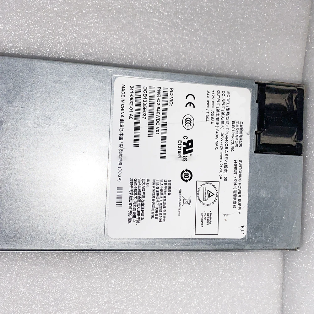 PWR-C2-640WDC For CISCO 2960/3650 Series Switch DC Power Supply 640W High Quality Fast Ship