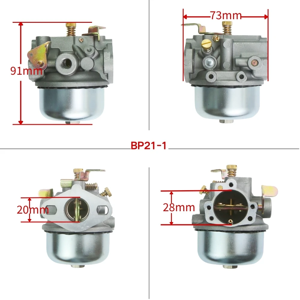 For Braggs & Strotton Kohler 8HP K90 K91 K141 K160 K161 K181 M8 46 853 01-S 17803 Lawn Mower Carburetor Carb Snowmobile Engin