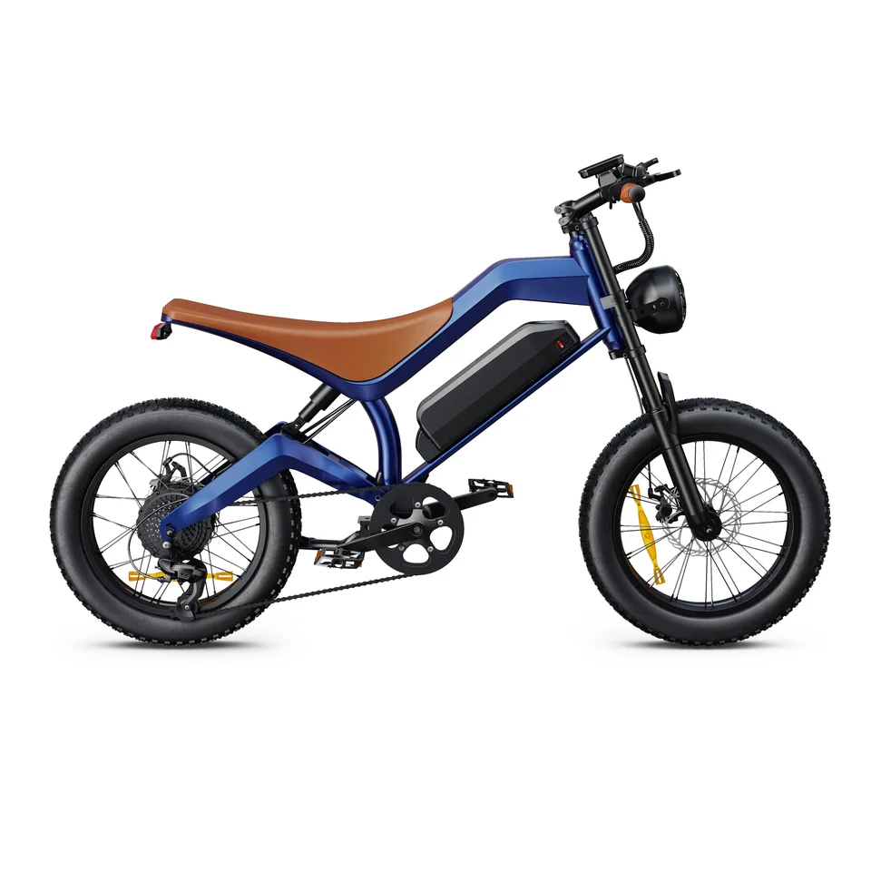 E-bike Peak 1500W 48V15.6AH Lithium Battery Off-Road Electric Bike Hydraulic Brake 20*4 inch Fat Tire Mountain Electric Bicycle image 5