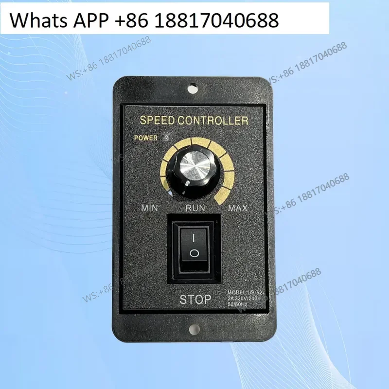 1PC for US-52 Governor 220V AC Motor Speed Controller 6W-400W Variable Speed Control Switch