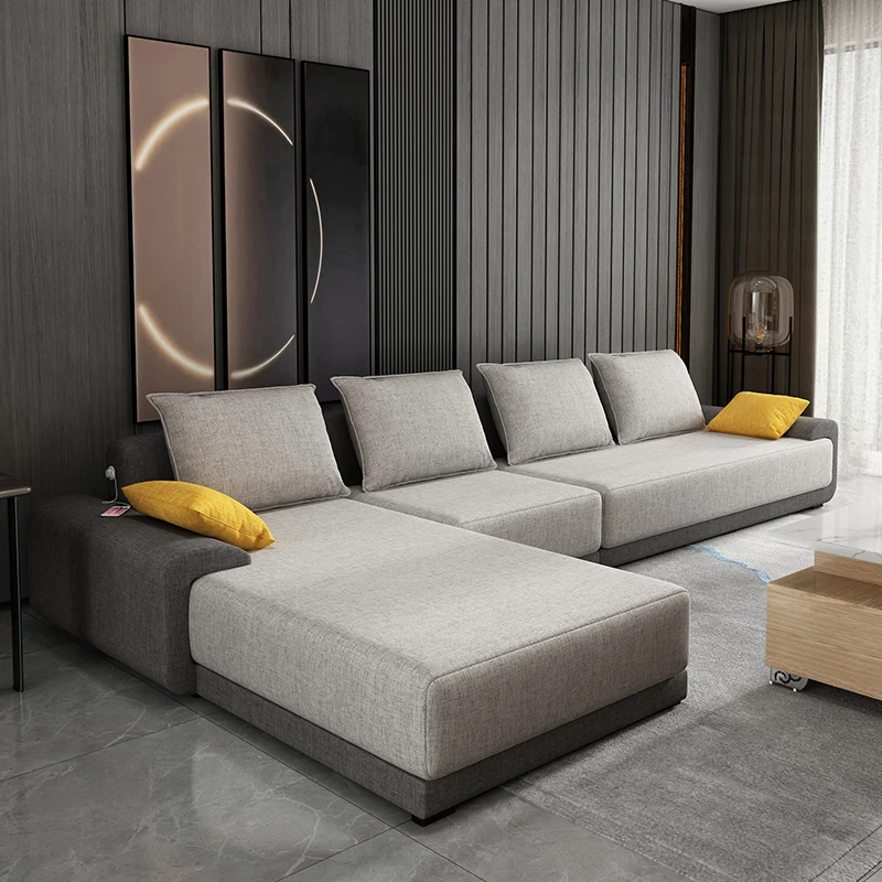 ofa 3.3/3 meters, cotton and linen latex technology cloth, large and small apartment, simple and modern living room