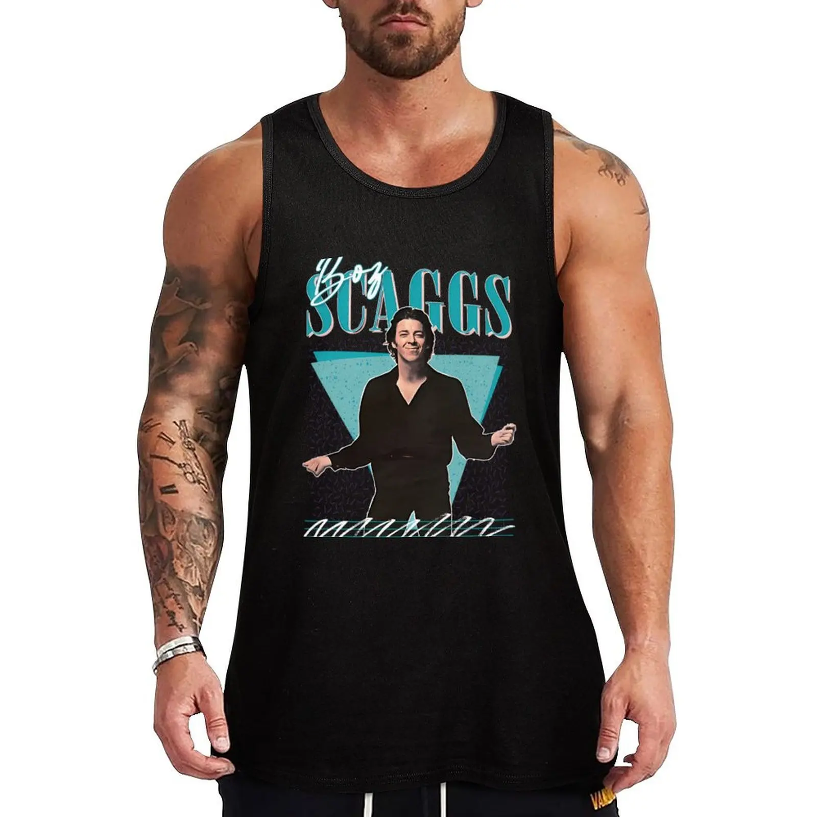

Boz Scaggs / Retro 80s Tank Top gym clothing gym t shirt men sleeveless shirt man sleeveless gym shirts male