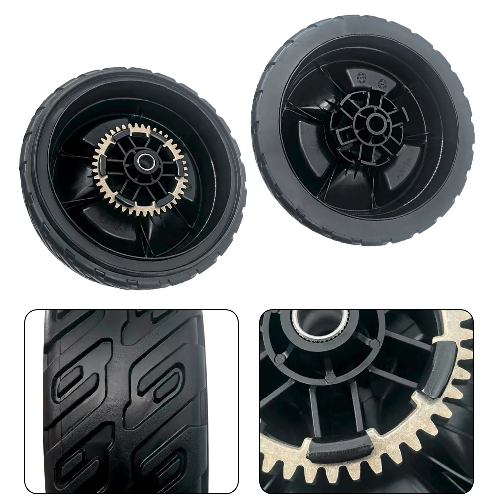 8 Inch Lawn Mower Wheels For Honda HRN216 VKA VKAA A VYA VYAA Models With 2 Inch Width And 1/2 Inch Shaft Opening