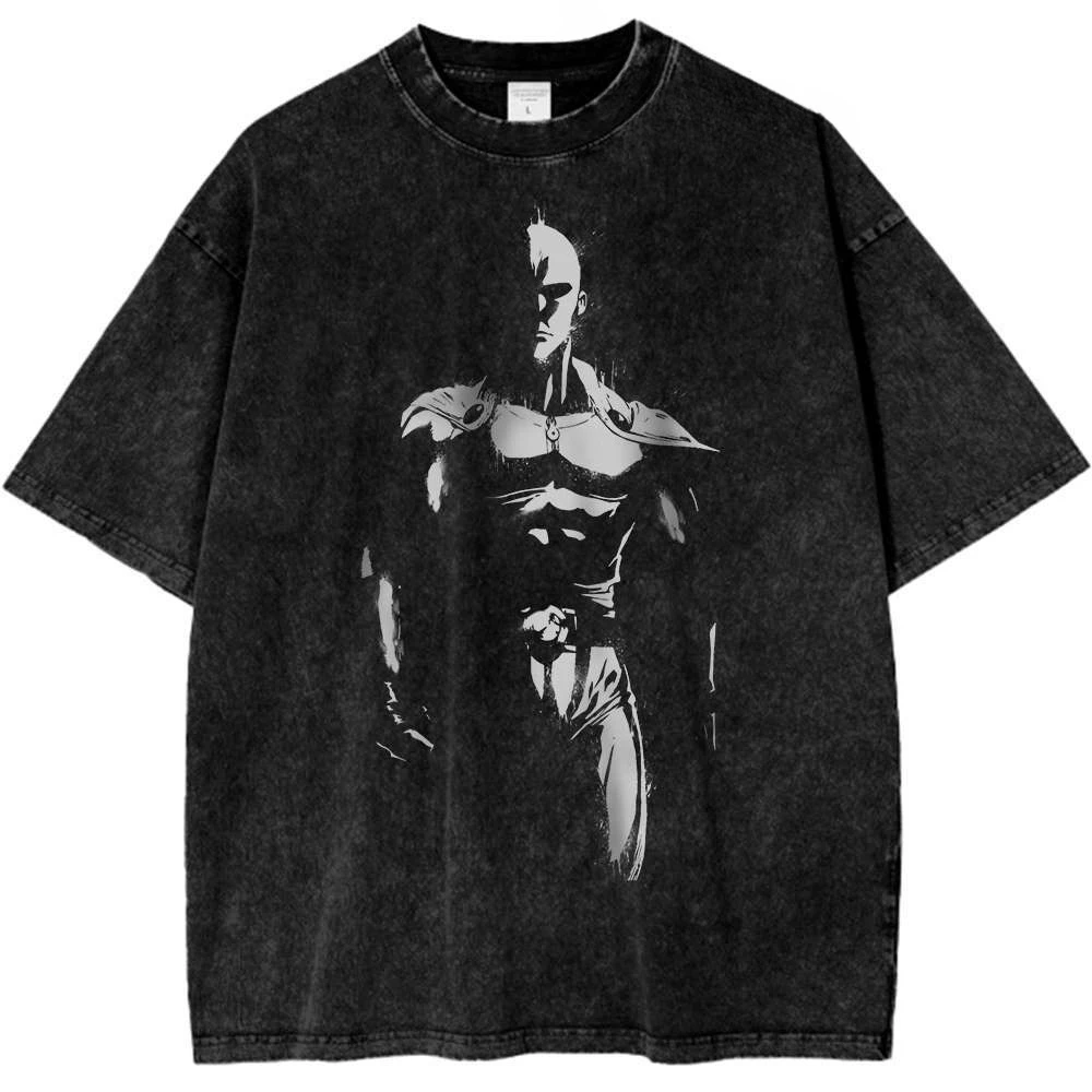 

Saitama Shirt One Punch Man Shirt Anime Shirt Vintage T-Shirt Designer Illustration Pattern Street Harajuku Summer 2025 New