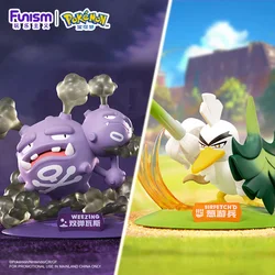 Original Genuine Pokemon Anime Action Figures Weezing Sirfetchd Collect Doll Tabletop Decorations Children's Toy Birthday Gifts
