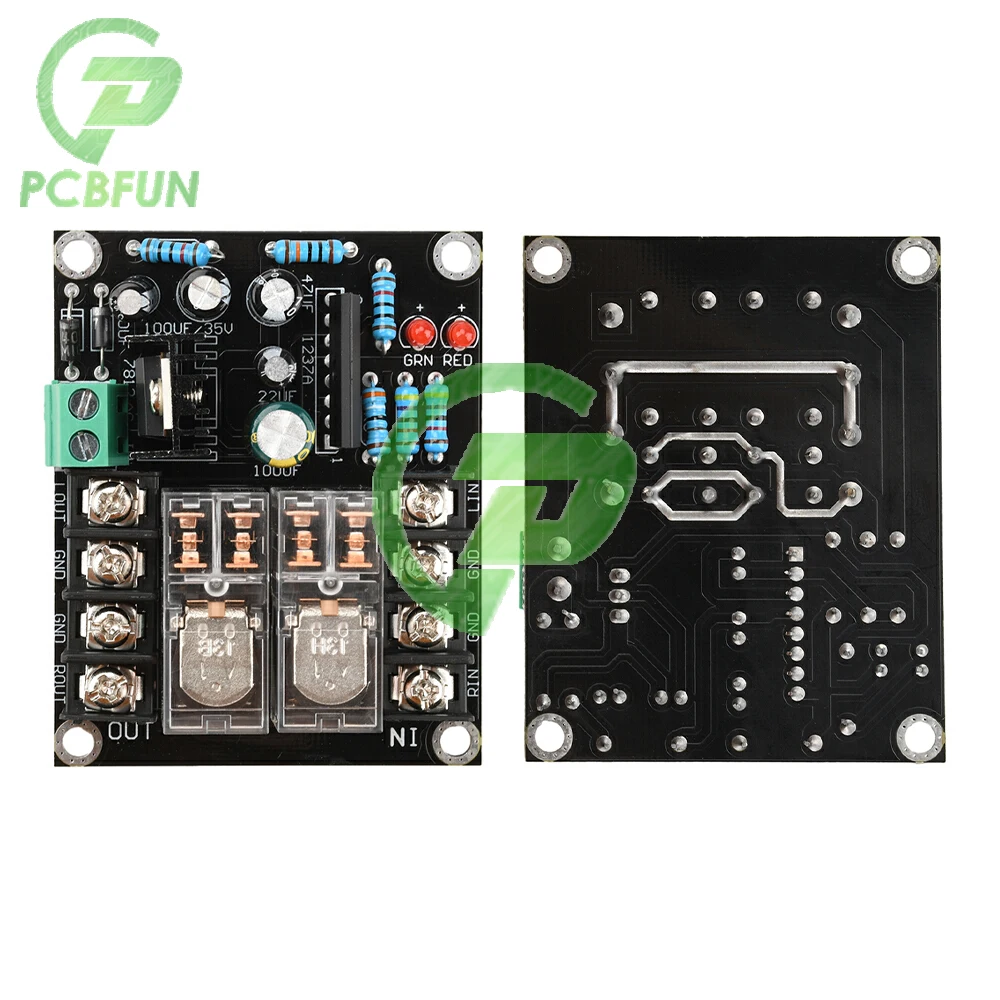 Panneau de Protection de haut-parleur UPC1237, AC 12-18V, Module de klaxon à Double relais parallèle 300W X 2, assemblage de haut-parleurs