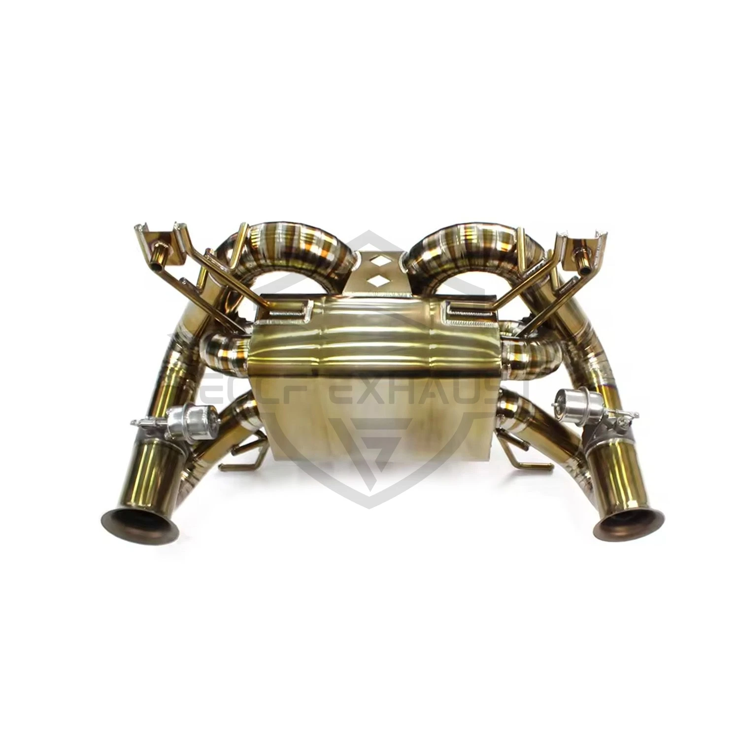 

Sporty Titanium Valved Catback Exhaust With Downpipe For Lamborghini LP750 6.5L V12 Performance Upgrade Easy Installation