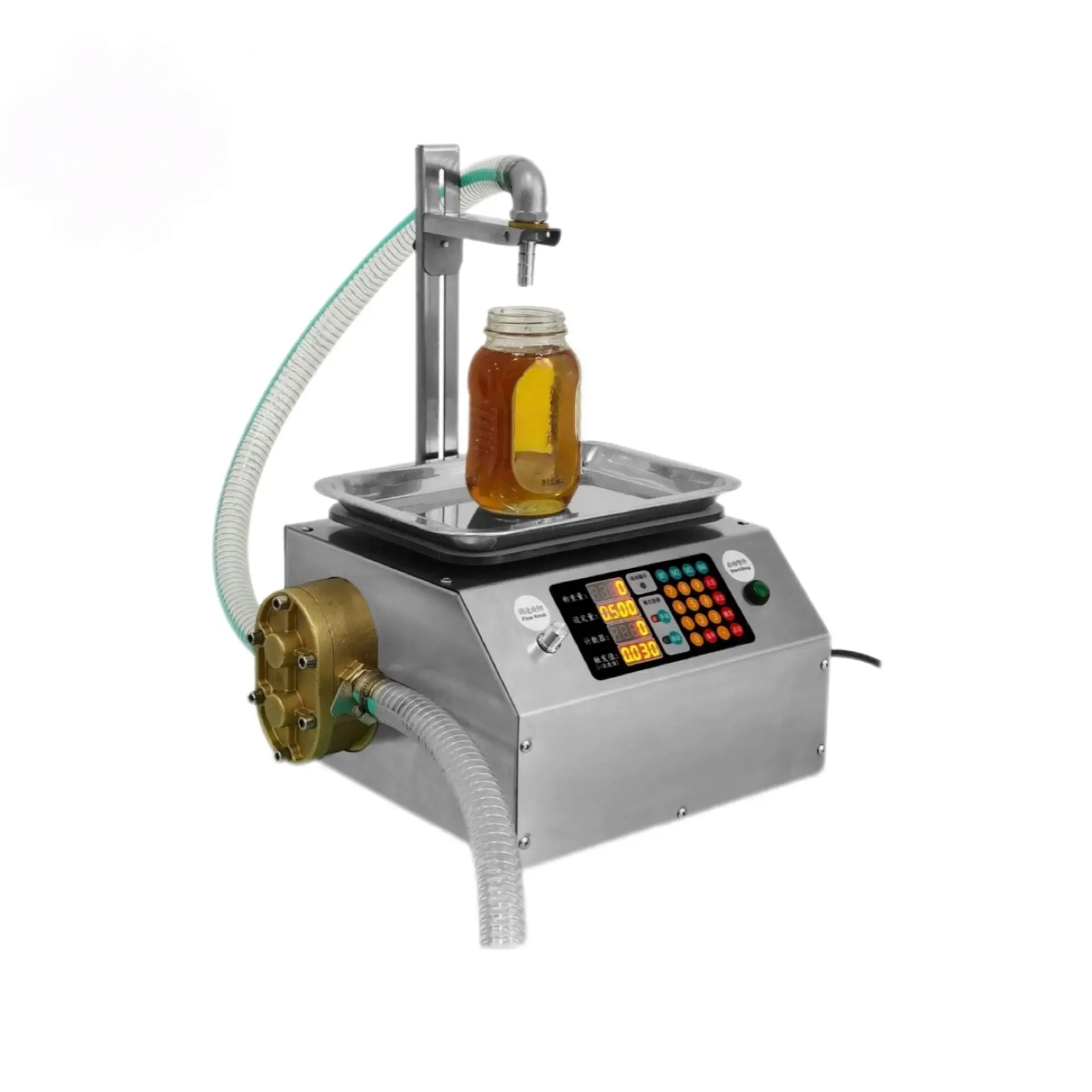 High-Viscosity Liquid Filling Machine – CSY-L15 Automatic Flow & Weighing Dispenser for Honey, Sauce & Oil