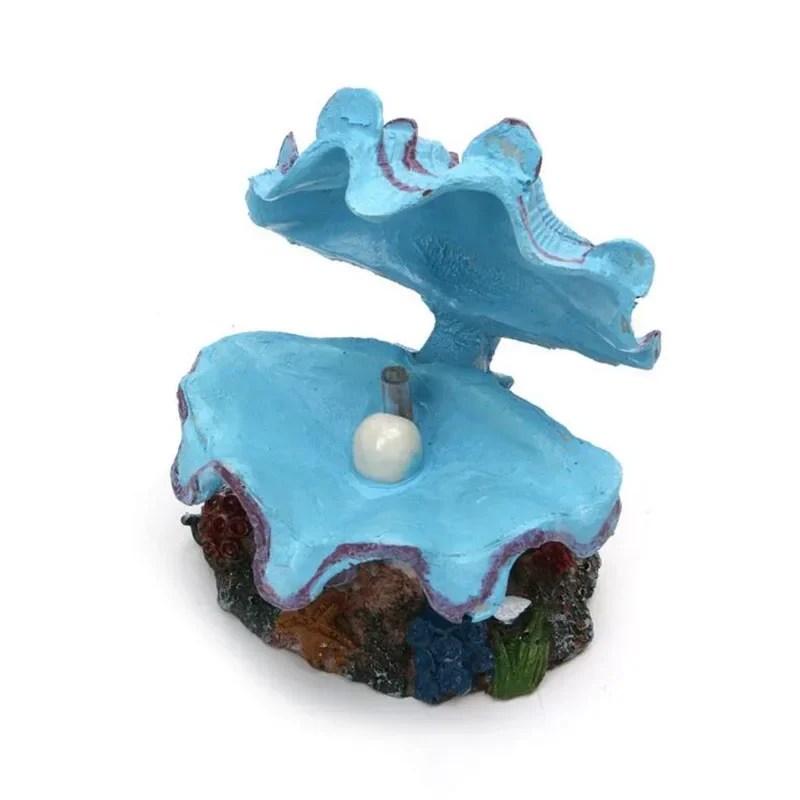 Aquarium Pearl Shell Air Bubble Stone Fish Tank Toys Decoration  Air Pump Drive Ornament Aquatic Products