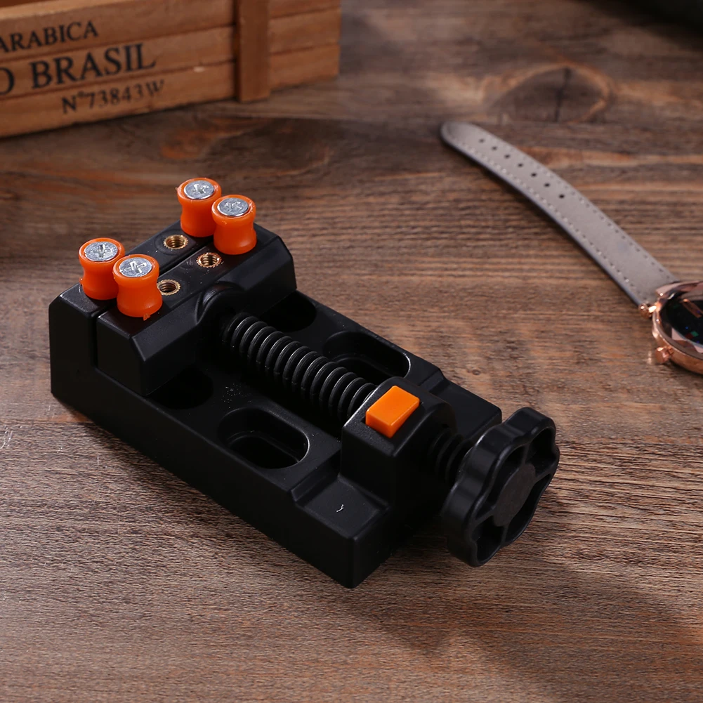 Portable Mini Drill Press Vise Adjustable Small Clamping Bed Table Vice with 4 Movable Fixed Heads Accessories DIY Carving Tools