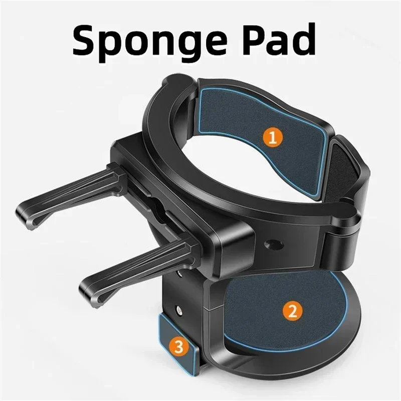 حامل الكأس قابل للتعديل ل تنفيس الهواء جبل المشروبات حامل ل A4 B5 B6 B7 8P 8V 8L A5 C7 4F A8 Q2 Q7 RS3 الملحقات #6