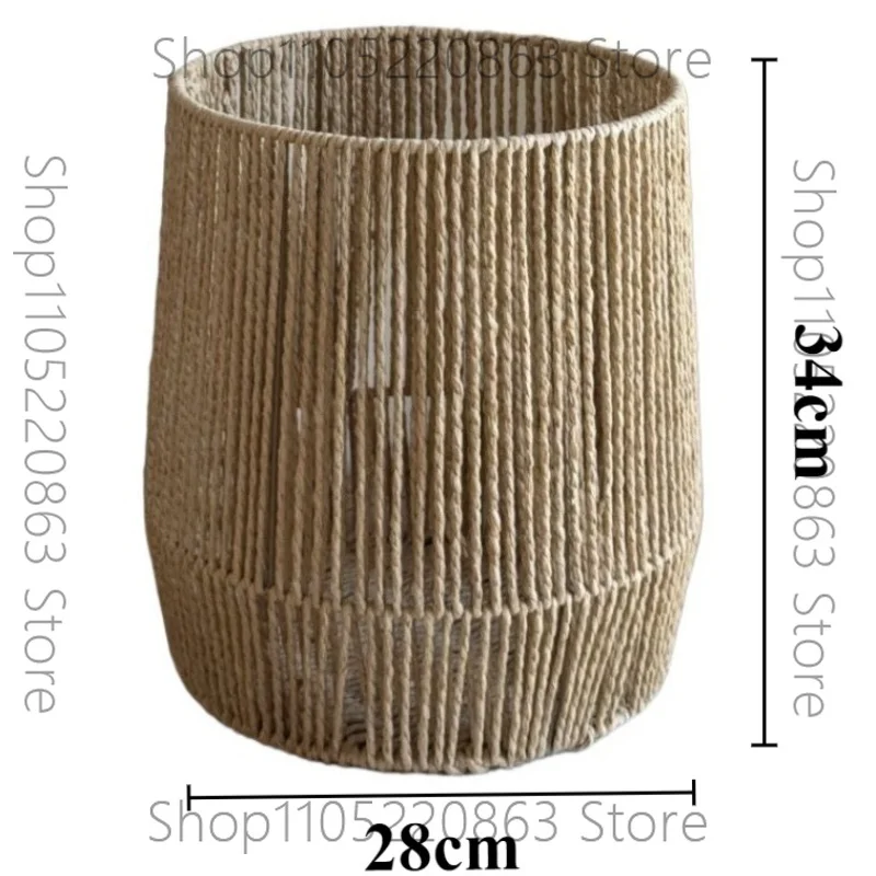 Weaving Dirty Laundry Basket Household Storage Baskets Modern Fabric Organizing Basket Bathroom Organization Furniture Baskets