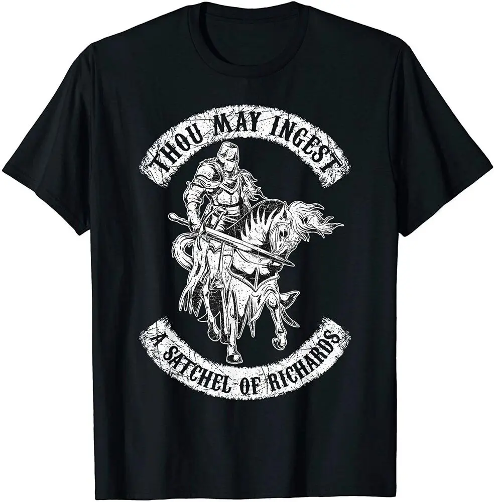 NEW Eat A Bag Of D Thou May Ingest A Satchel Of Richards T-Shirt   Tees High Quality 100%Cotton Short Sleeve