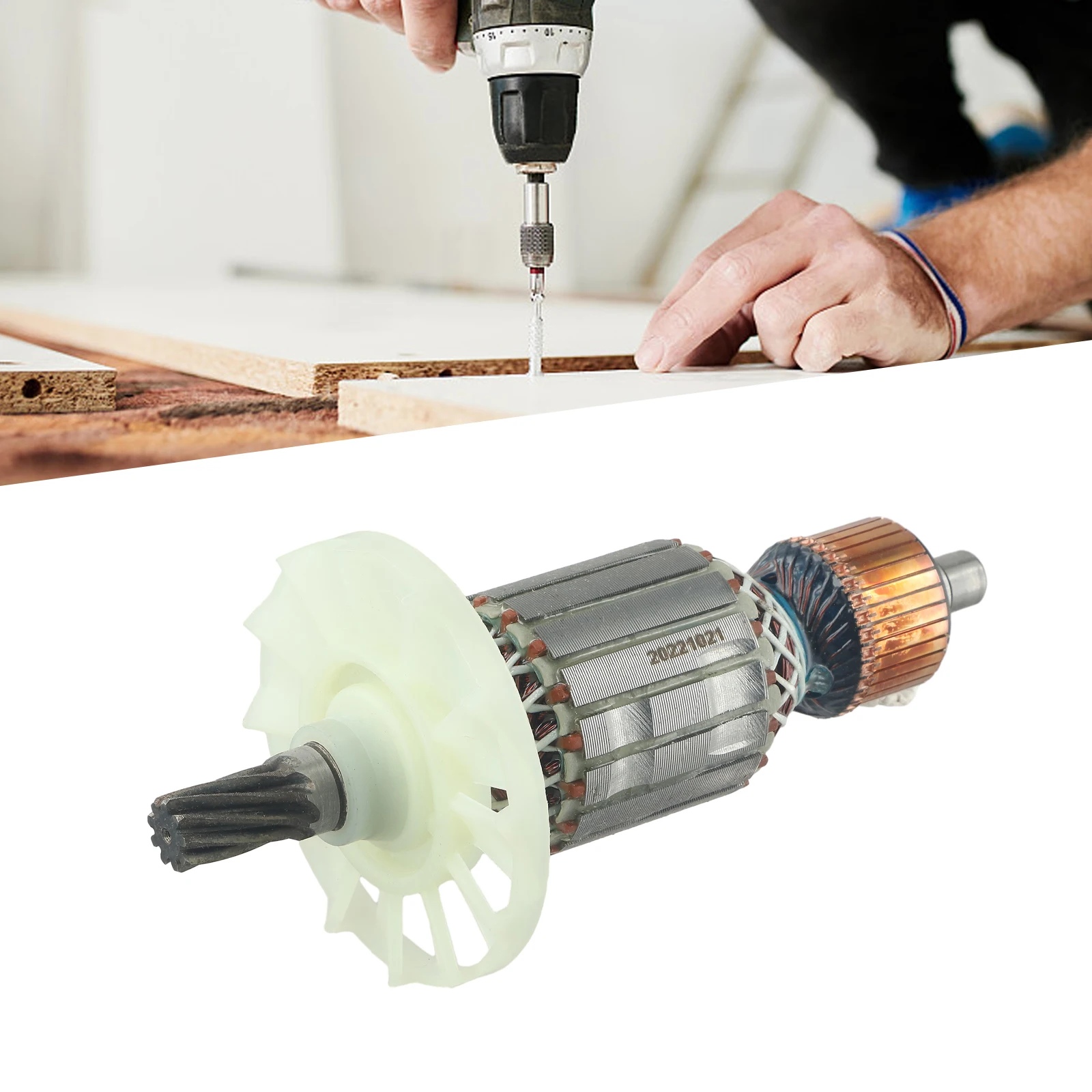 Armature Anchor for ROTOR For PH65A PH-65A 85A 75A 95A 90A Electric Pickaxe Drills Using Standard 9 Tooth Configuration