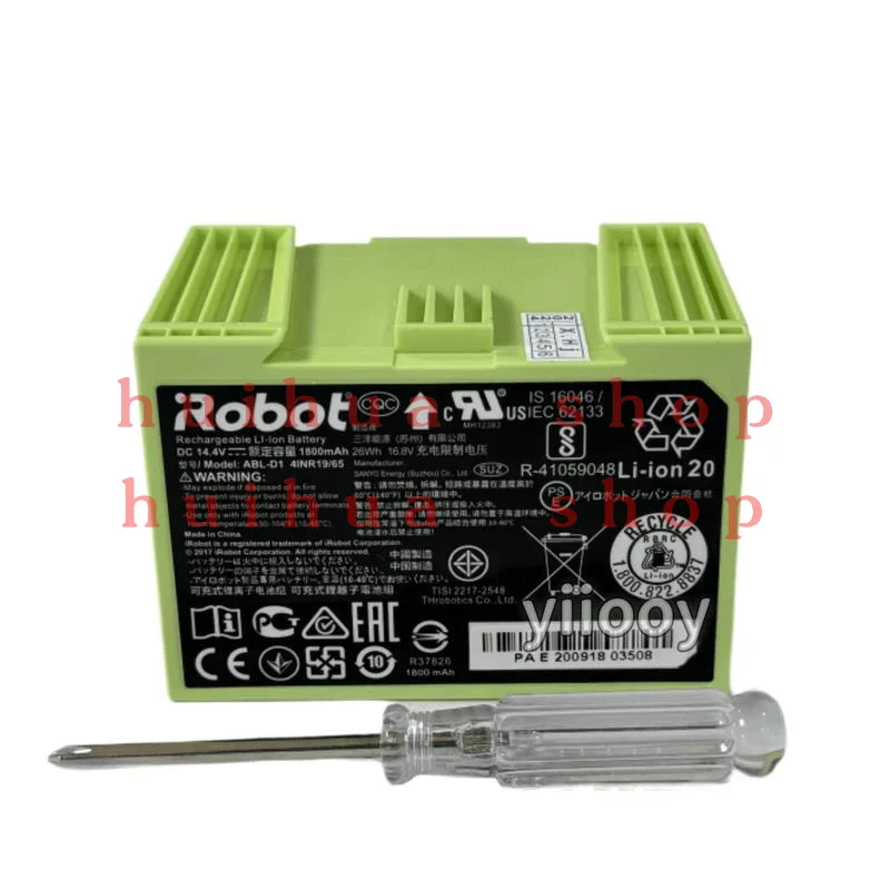 

New Genuine OEM i7 ABL-D1 Battery For iRobot Roomba e5 e6 i3 i4 i5 i6 i7+ i8 J6
