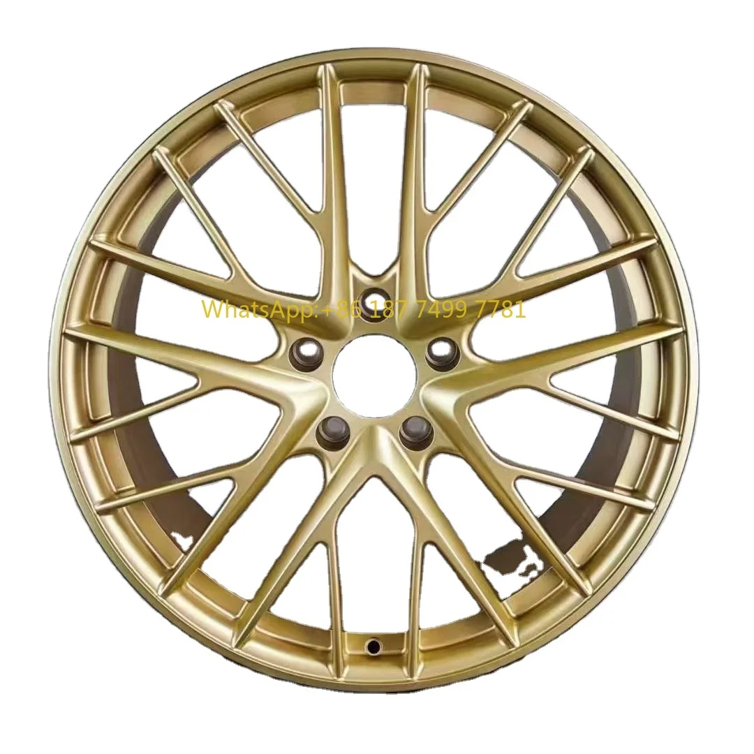 

5x112 PCD ET 36, колеса из алюминиевого сплава, 20 21 дюйм, пятиспицевая серебряная отделка, цельное литье для гоночных автомобилей, сменные болты