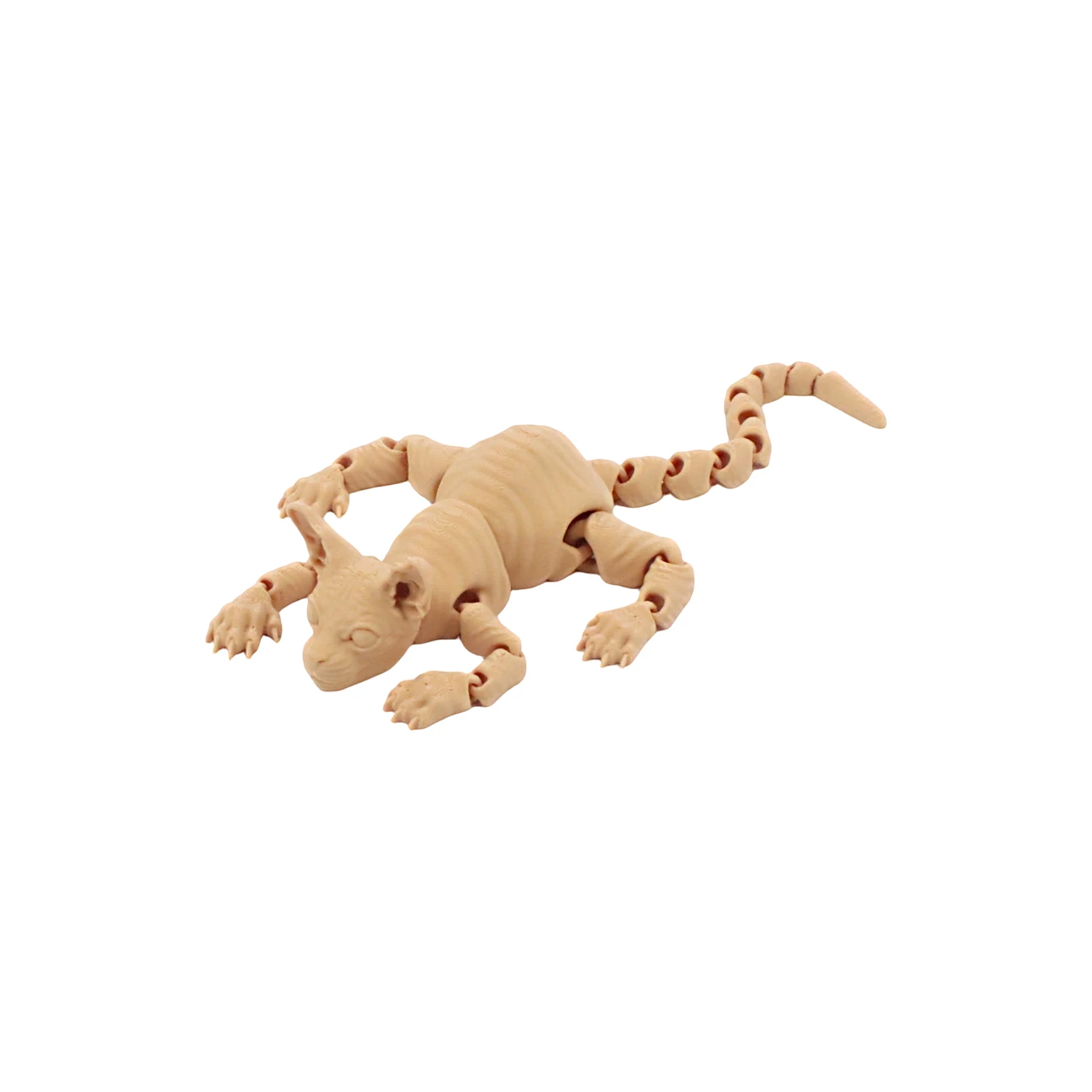

3D печатный безволосый кот, сиамский кот, украшение, модная подвижная игрушка в суставах животных, фигурка, подарок, игрушка с 3D принтом